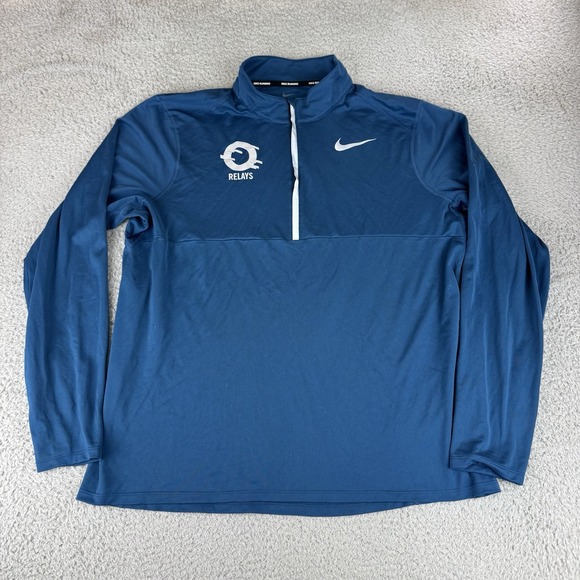 Nike Running OREGON RELAYS Track & Field Dri-Fit 1/4 Zip Jacket Mens Xl - Picture 1 of 10
